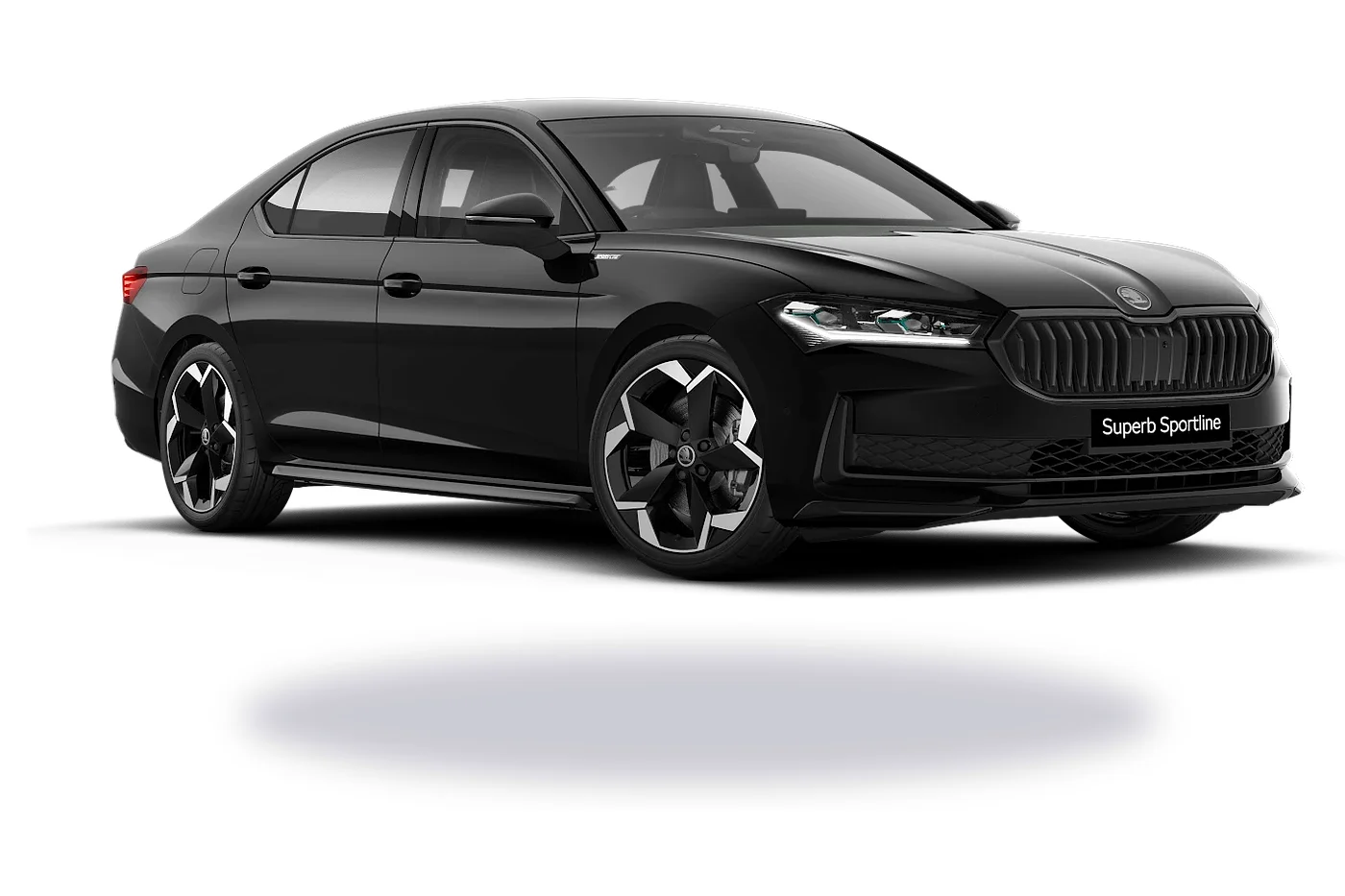 Black Škoda Superb sedan Morocco chauffeur